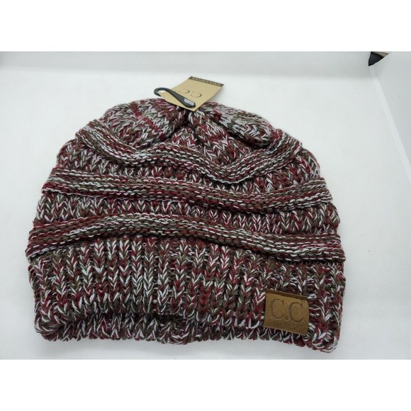C.C Trendy Warm Chunky Soft Stretch Cable Knit Beanie Skully - Picture 6 of 7